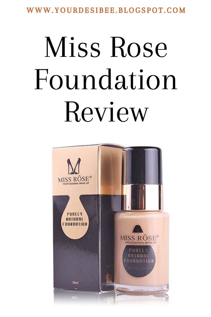 Miss Rose Original Foundation Purely Natural Foundation