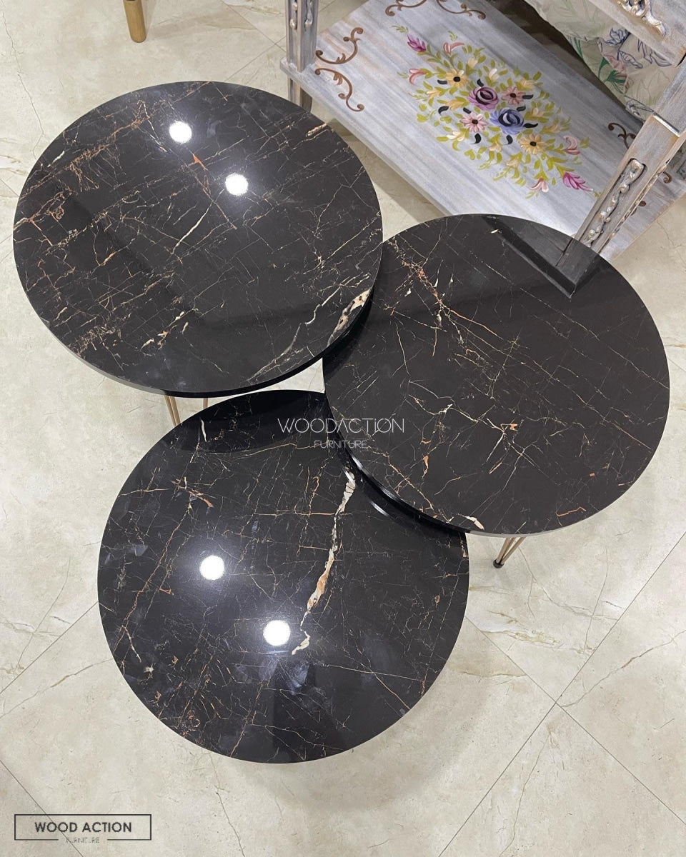 Black Gold nesting table