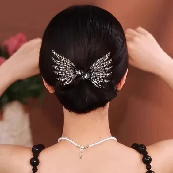 HAIR BUN HAIR TEMPERAMENT SHINY HAIR STYLING TOOL FISHTAIL PEARL HAIR CLIP GIFT HAIR ACCESSORIES HAIR TIE HAIR TWIST MAKER