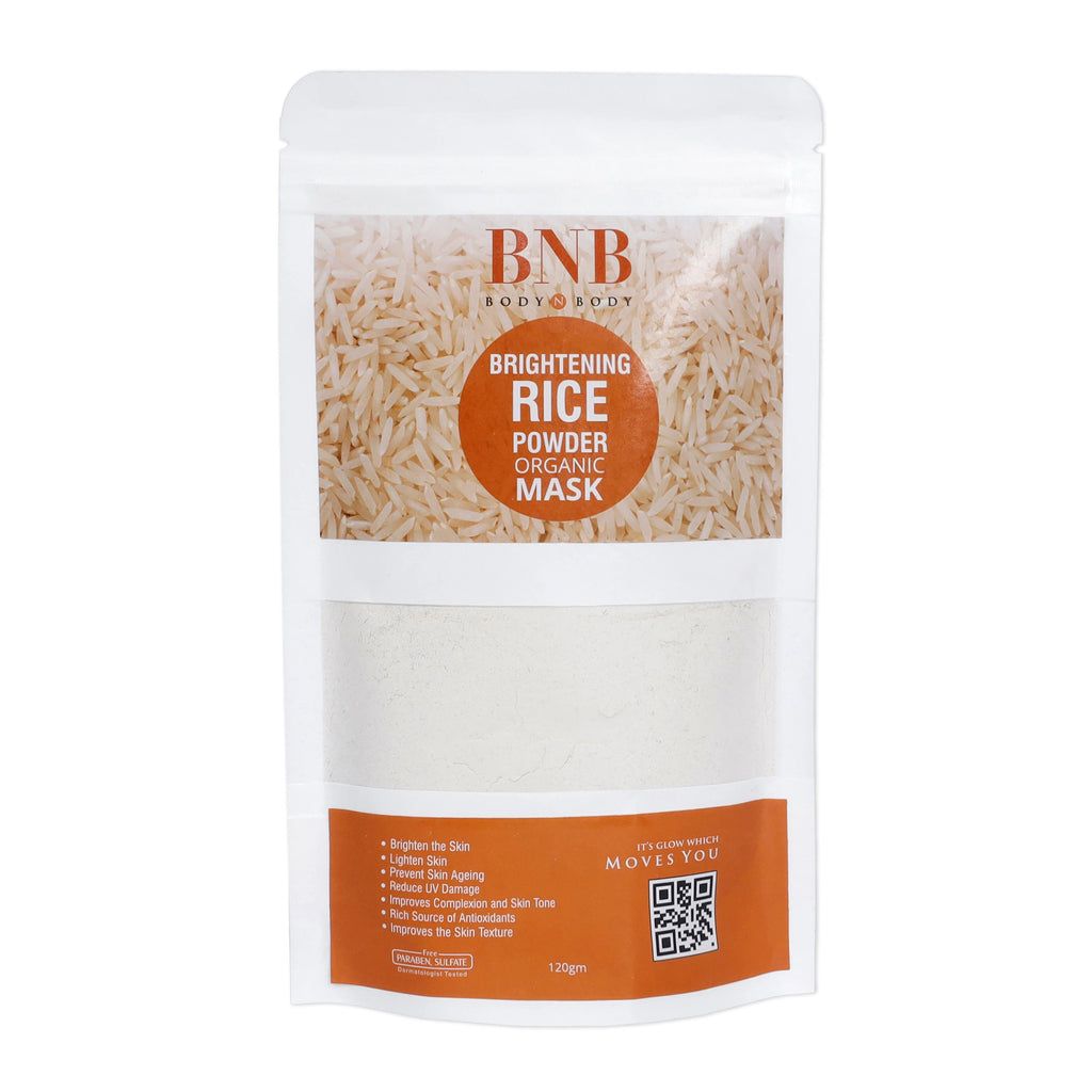 ORIGINAL BNB Rice Extract Bright & Glow Kit ( Rice Face Wash + Rice Scrub + Rice Mask )