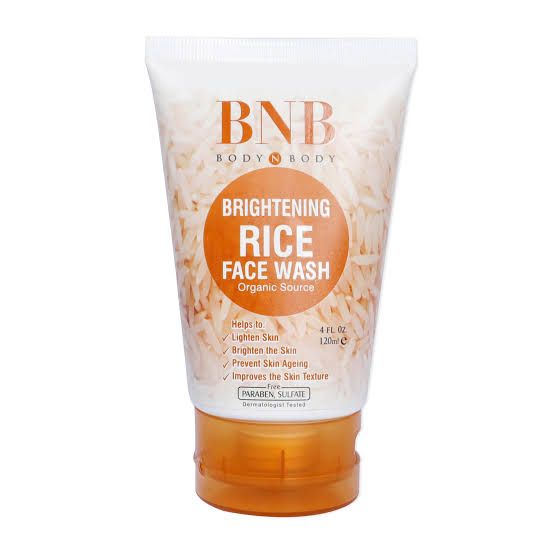 ORIGINAL BNB Rice Extract Bright & Glow Kit ( Rice Face Wash + Rice Scrub + Rice Mask )