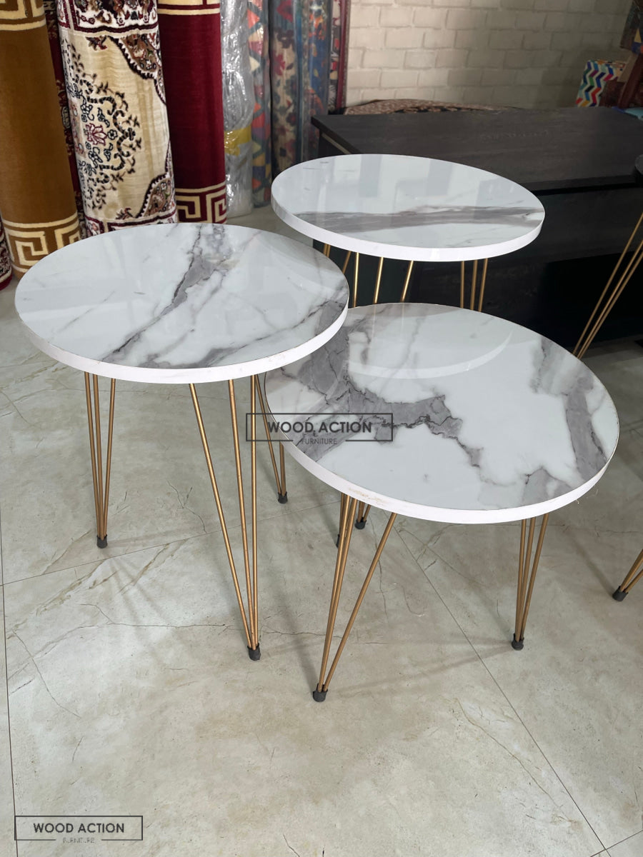 White Glory nesting table