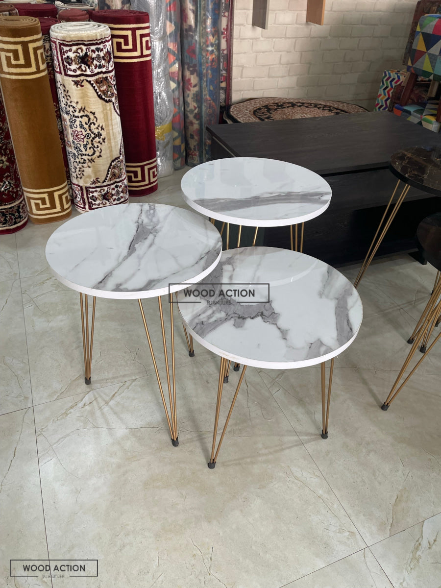 White Glory nesting table